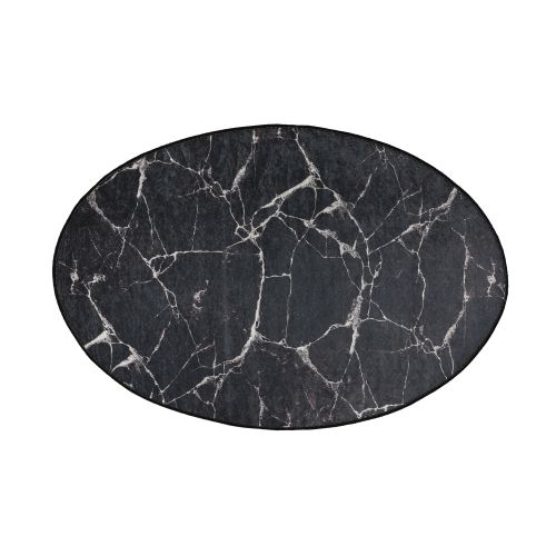 Colourful Cotton Tepih kupaonski, Marble DJT - Black slika 5