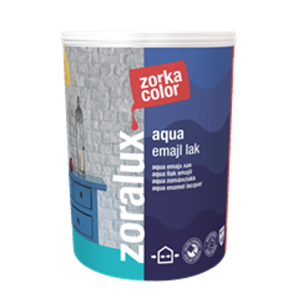 Zoralux Aqua Emajl Lak 0.65 L 1018 Zuta slika 1