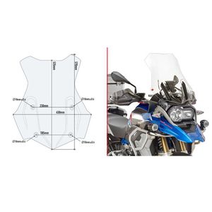 Givi vjetrobran 5124DT za BMW R 1250 GS Adventure (19 > 22)