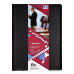 TipTop Office Mapa za Dokumenta Diplomat, A4, Crna