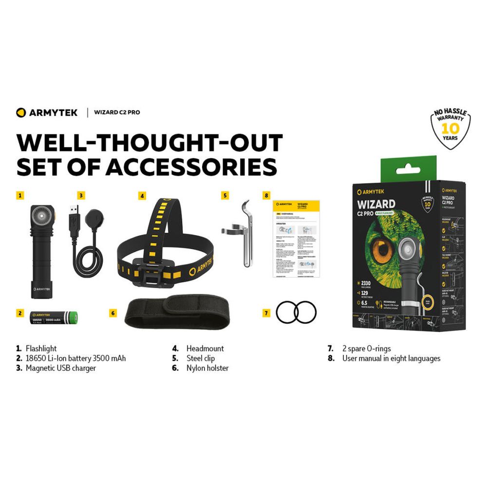 Armytek Baterijska lampa Wizard C2 Pro slika 37