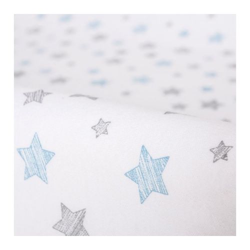 Ceba Baby Navlaka za podlogu za previjanje (50x70-80) 2 kom Blue Blue Stars slika 2