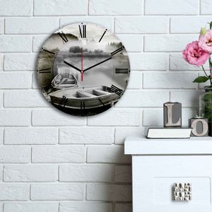 3030MS-011 Multicolor Decorative MDF Clock