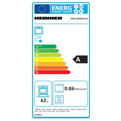 Heinner ugradbena pećnica HBO-S624LTG-IX slika 9