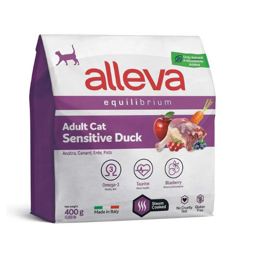 Alleva Equilibrium Cat Adult Sensitive Duck 10 kg slika 1