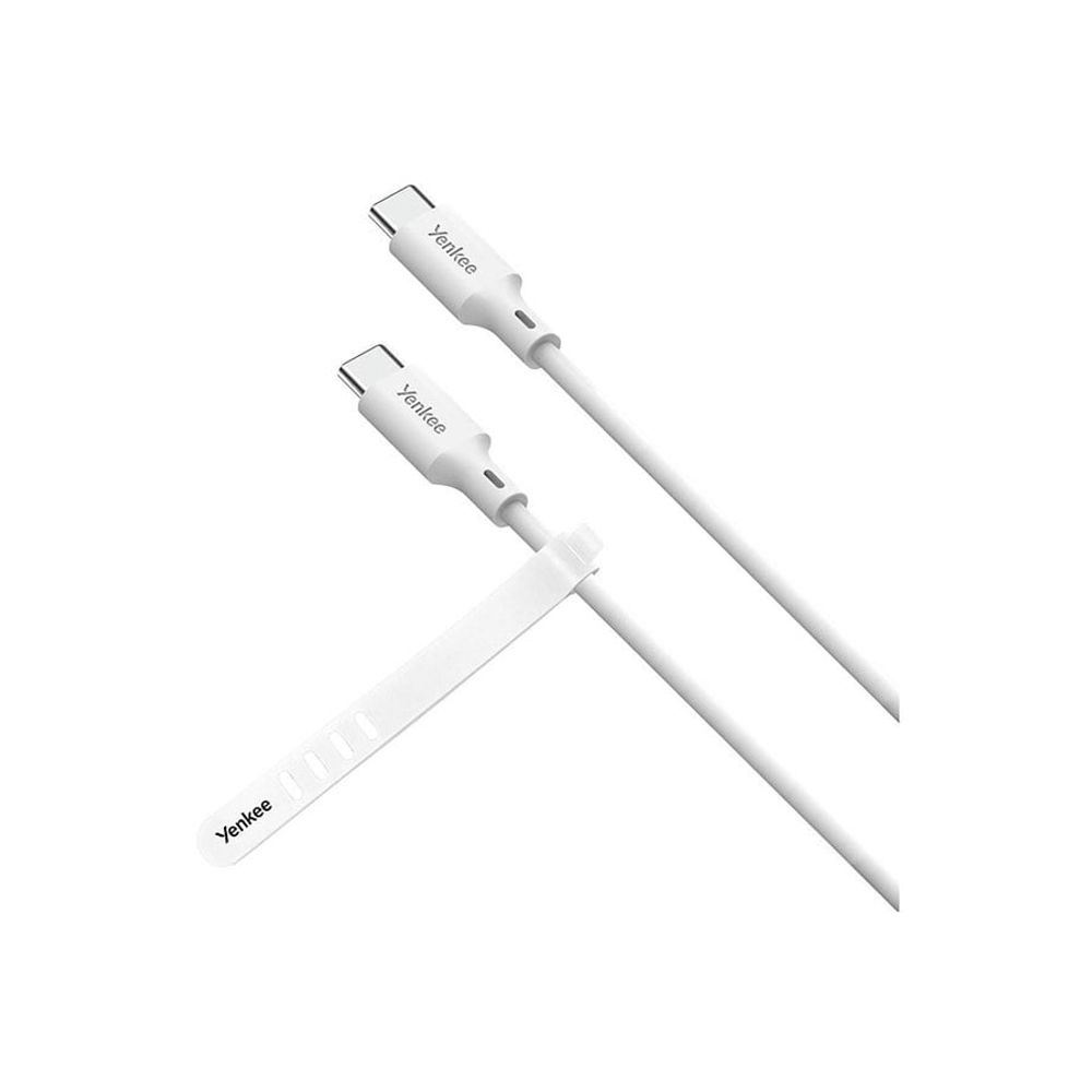 Yenkee USB kabal YCU C115 WH SILIC USB C-C /1,5m slika 1