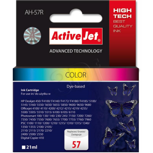 ActiveJet boja za HP 57 - visokokvalitetna tinta slika 1