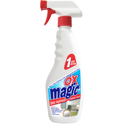 OX magic sredstvo za čišćenje bez ispiranja sa raspršivačem 0.5 l slika 1