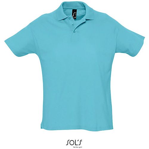 SUMMER II muška polo majica sa kratkim rukavima - Atoll blue, XL  slika 5