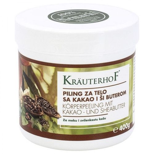 Krauterhof Piling Za Telo - Kakao I Shea Butter 400G  slika 1