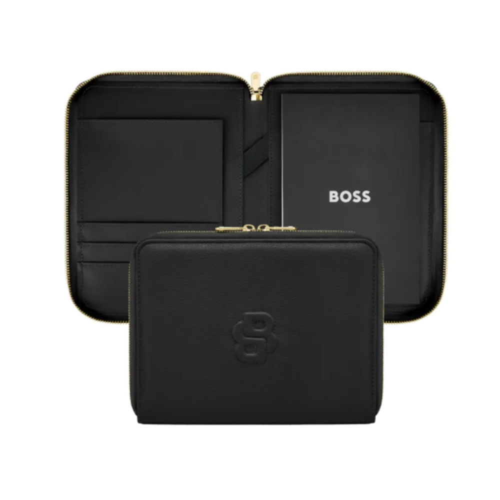 Hugo Boss Mapa konferencijska A5 Signature Lady HTM616A crna slika 5