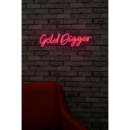 Wallity Ukrasna plastična LED rasvjeta, Gold Digger - Pink slika 3