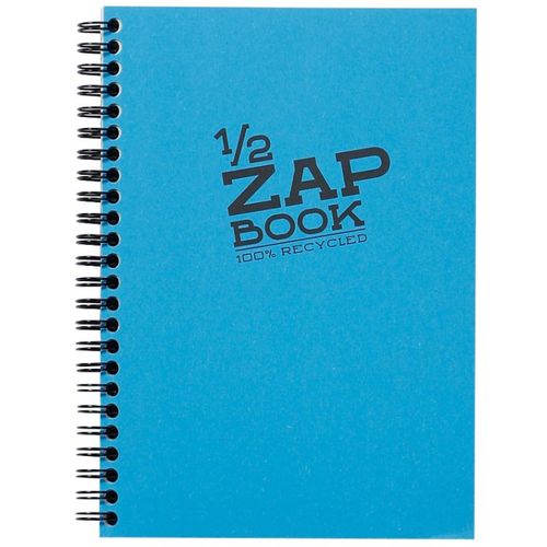 Clairefontaine Demi Zap book A5 80gr 80L, mix boja, spiralni uvez, 100% reciklirani papir slika 2