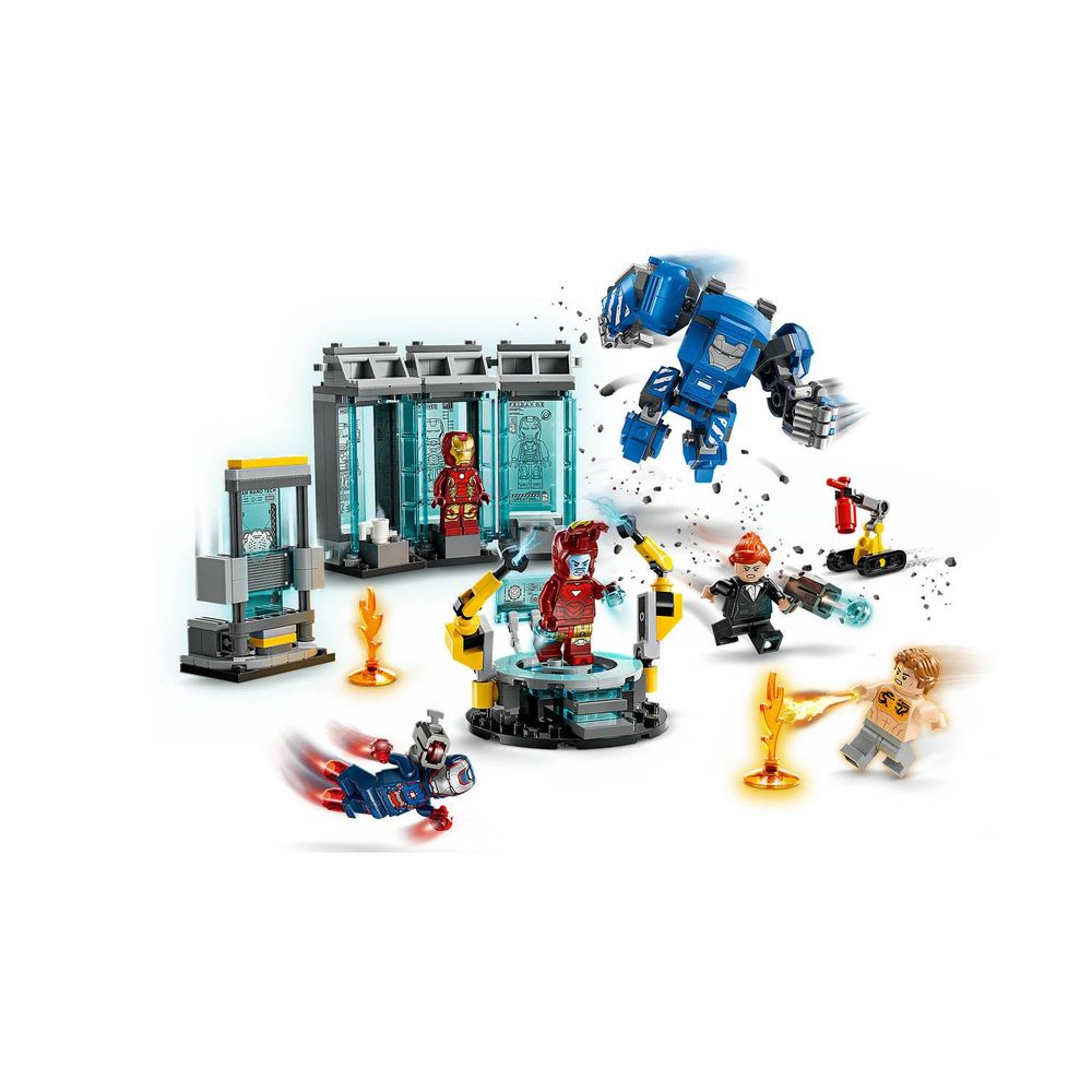 LEGO 76315 Iron Man Lab: Dvorana oklopa slika 6