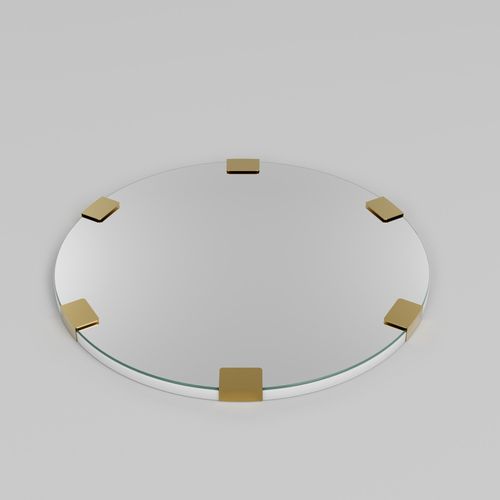 Chakra Mirror - Gold Gold Decorative Mirror slika 7