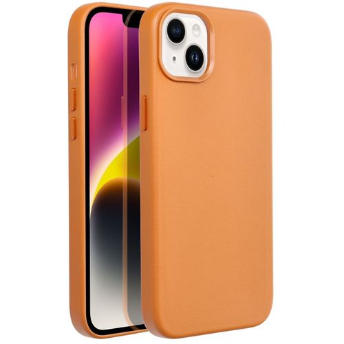 Kožna maska Mag Cover za iPhone 14 Plus narančasta slika 1