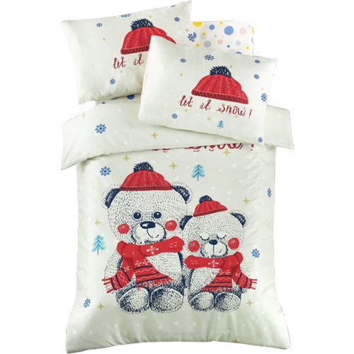 Colourful Cotton Komplet posteljine za bebe od ranforcea Snow slika 2