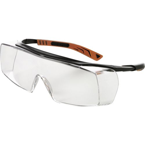Univet 5X7 5X7-01-00 zaštitne naočale uklj. zaštita protiv zamagljivanja, uklj. uv zaštita crna, narančasta DIN EN 166 slika 2