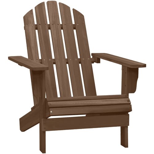 Vrtna stolica drvena smeđa slika 19