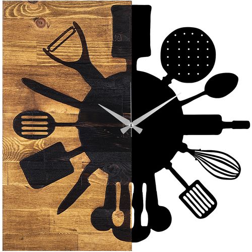 Wooden Clock 32 Walnut
Black Decorative Wooden Wall Clock slika 5