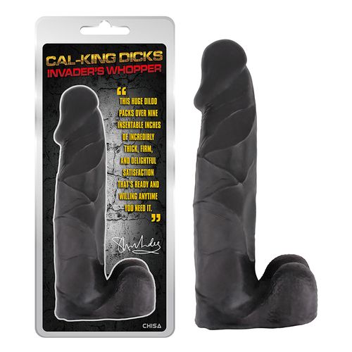 Veliki Crni Dildo 36cm Invader's Whopper slika 1