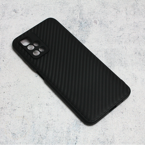 Torbica Carbon fiber za Xiaomi Redmi 10/10 Prime crna