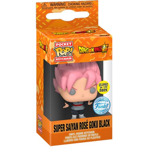Pocket POP Keychain Dragon Ball Super - Super Saiyan Rose Goku Black slika 1