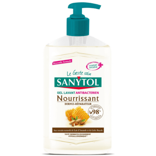 Sanytol Antibakterijski tekući sapun nourrissant Almond Milk & Royal Jelly 250 ml slika 1