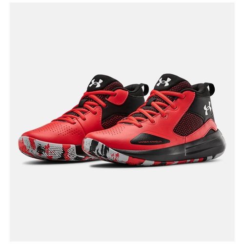 Tenisice under armour gs lockdown 5 red/black slika 5