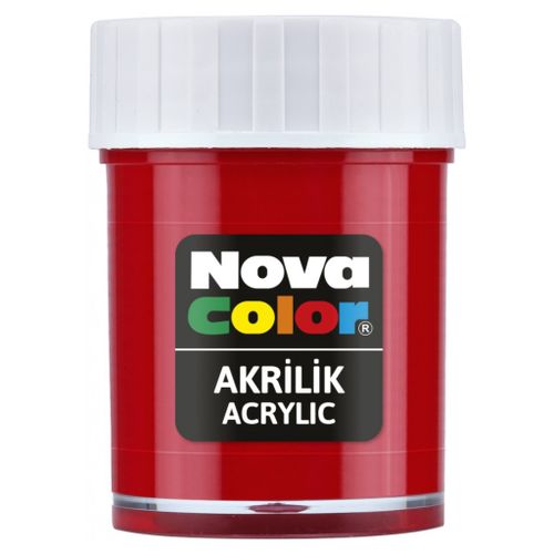 Nova Color Slikanje - Akrilne Boje 30g - Crvena - 540288 slika 1