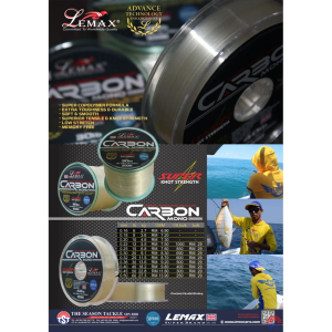 Lemax Line najlon CARBON MONO 500m 0.36mm 30lb