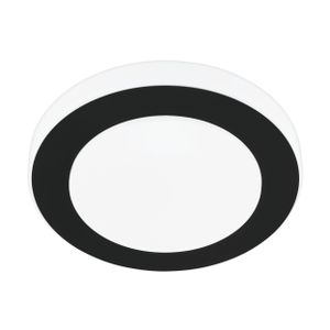 Eglo Carpi zidna/stropna LED lampa, 11W, 950lm, IP44, promjer 300mm, crna/bijela/čelik/plastika