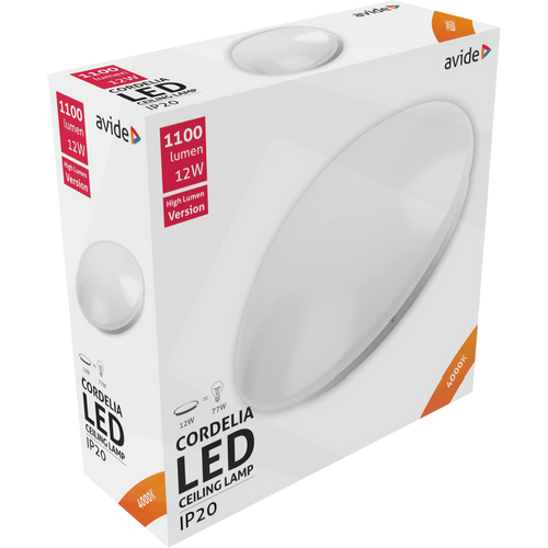 Avide Plafonjera LED, Cordelia, 12W, 1100 lm, 4000K, IP20 - ACLO28NW-12W slika 2