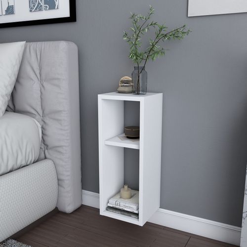 Sault - Beli Noćni Ormarić White Nightstand slika 3