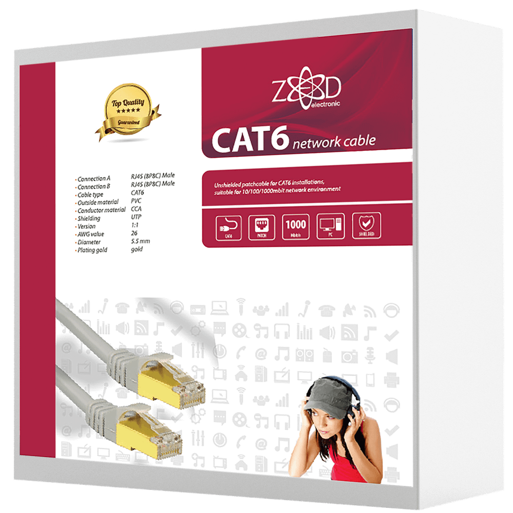 ZED electronic Mrežni FTP kabl, CAT6, 20 met - FTP6/20 slika 1