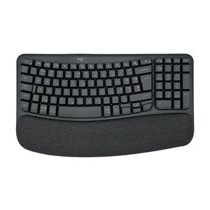 Logitech Wave Keys bežična ergonomska tipkovnica, crna, SLO gravura