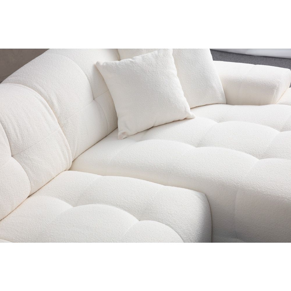Pescara Kutna Sofa Desna (L2-Chl) - Bijela slika 2