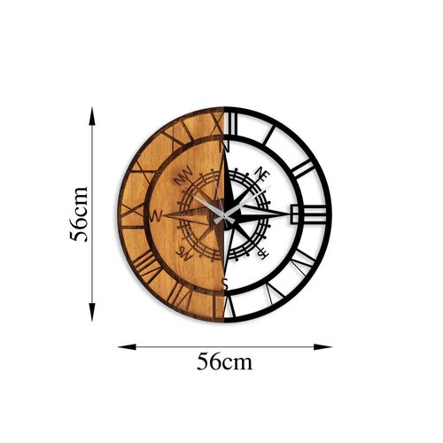 Wallity Ukrasni drveni zidni sat, Clock Mechanism slika 8