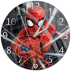 Marvel Zidni sat, Marvel Spider Man - Gloss wall clock Spider Man 001