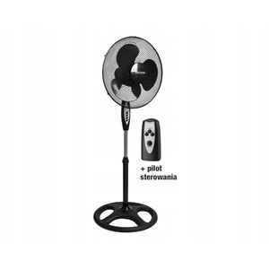Ventilator crni s daljinskim upravljačem 40 cm