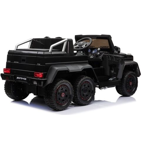 Licencirani Mercedes 6x6 SX1888 crni - auto na akumulator slika 7