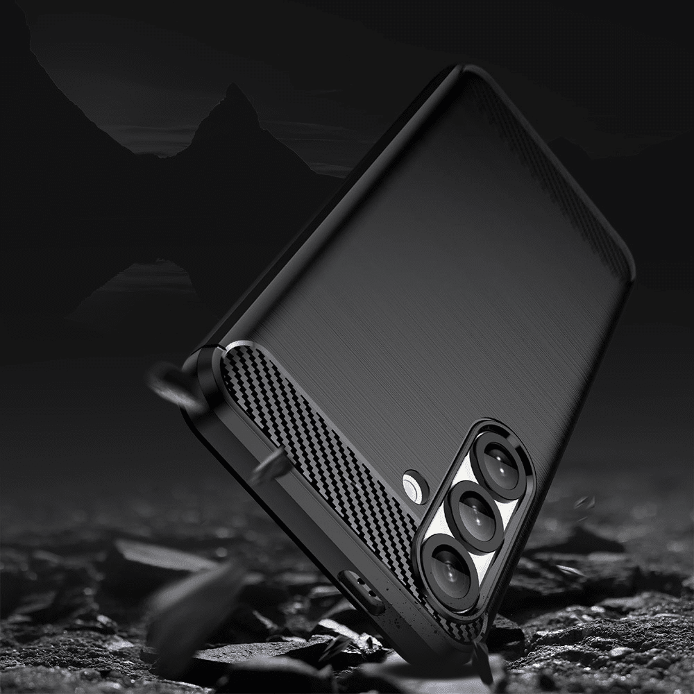 Carbon Case maskica za Samsung Galaxy A37 5G crna slika 4