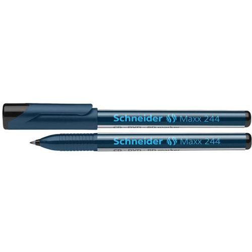 Flomaster Schneider, permanent marker, Maxx 244 CD, 0,7 mm, crni slika 2