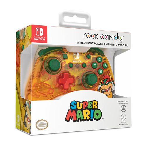 PDP Nintendo Switch Žičani Kontroler Rock Candy Mini - Bowser slika 6