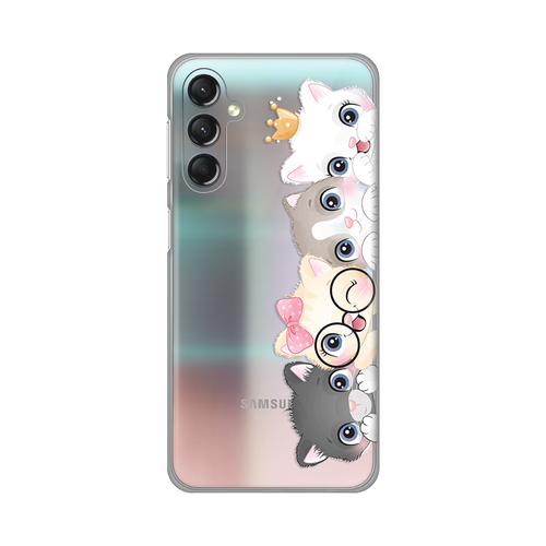 Torbica Silikonska Print Skin za Samsung A245F Galaxy A24 4G Cats slika 1