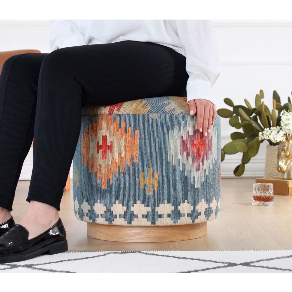 Pouffe Ferruz - Plavi slika 3