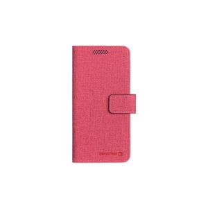 SWISSTEN preklopni etui za mobitel, veličina L, 148 x 71mm, tekstil, crvena