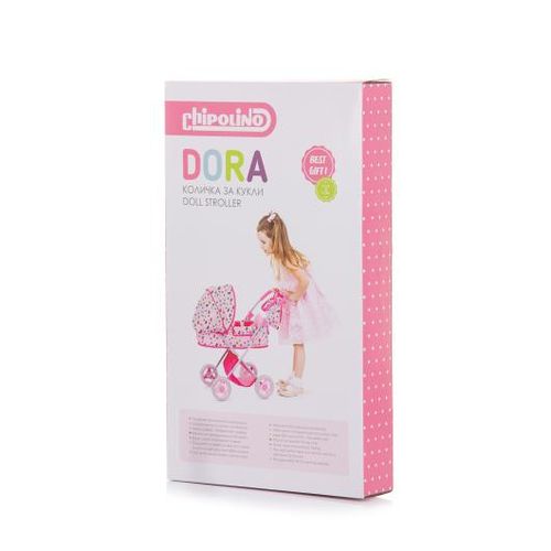 Chipolino KOLICA ZA LUTKE "DORA" butterflies slika 4