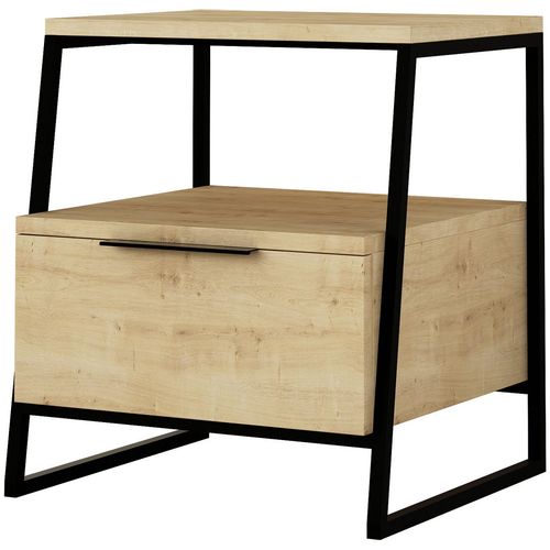 Pal - Oak v2 Oak
Black Nightstand slika 3