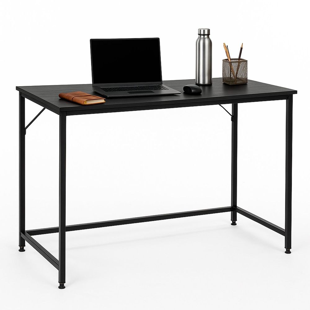 Radni stol 100 x 50 x 76 cm, crni slika 5